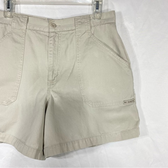 New York & Co NY Khakis Women’s Deep Pocket High Waist Shorts - Picture 2 of 7
